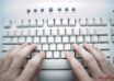 computer keyboard typing
