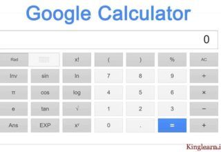 آموزش کار با ماشین حساب گوگل