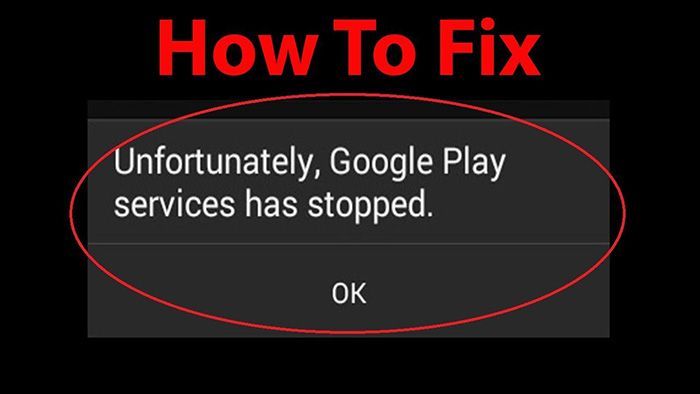 رفع ارور google play services has stopped