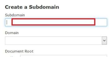 آموزش ساخت subdomain در cpanel