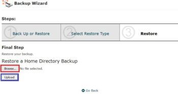 آموزش Restore بک آپ در سی پنل