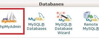 دسترسی به دیتابیس وردپرس از طریق phpMyAdmin