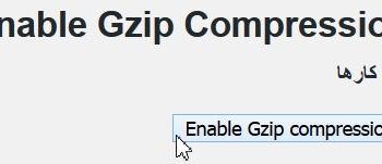 آموزش تصویری فعال کردن gzip در وردپرس