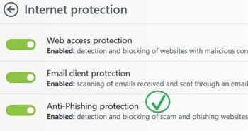 فعال کردن قابلیت ضد فیشینگ در آنتی ویروس NOD32